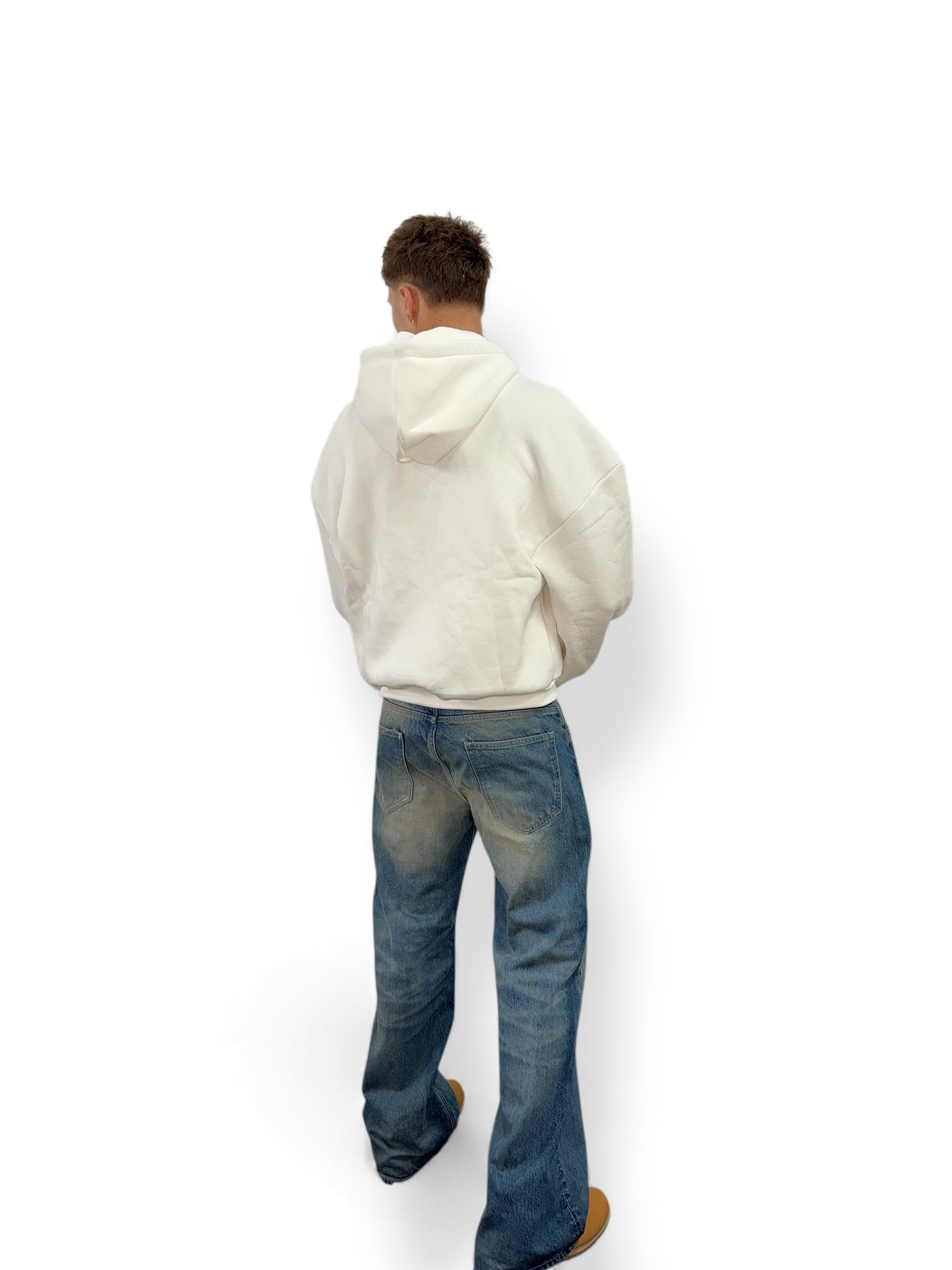 Zip Hoodie 500gsm off-white