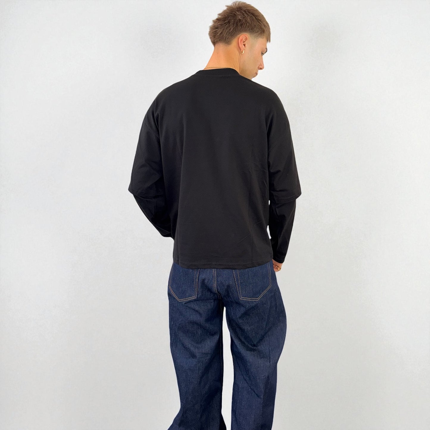 Double Long Sleeve – 220 GSM Black