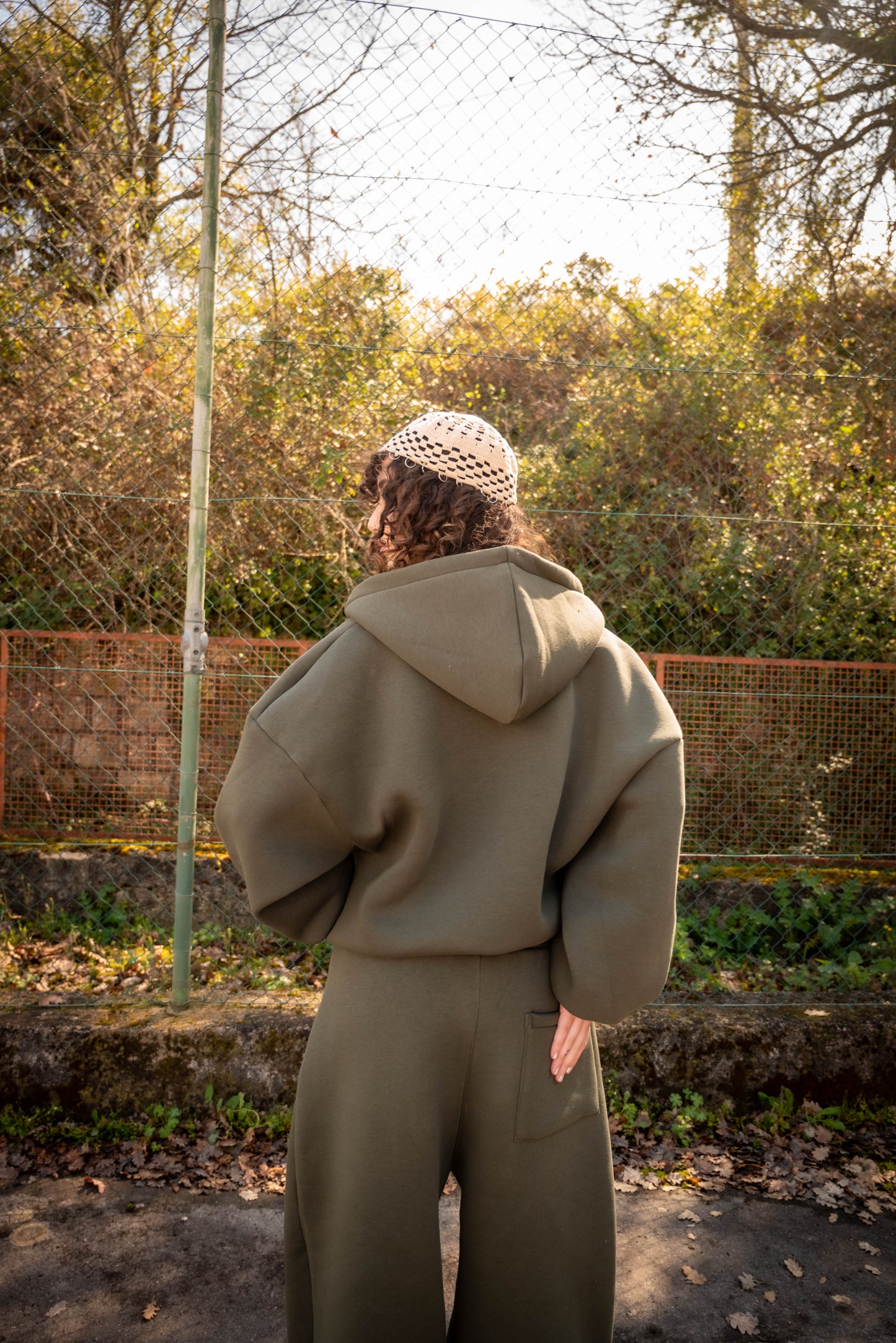 Zip Hoodie 500gsm Dark Green