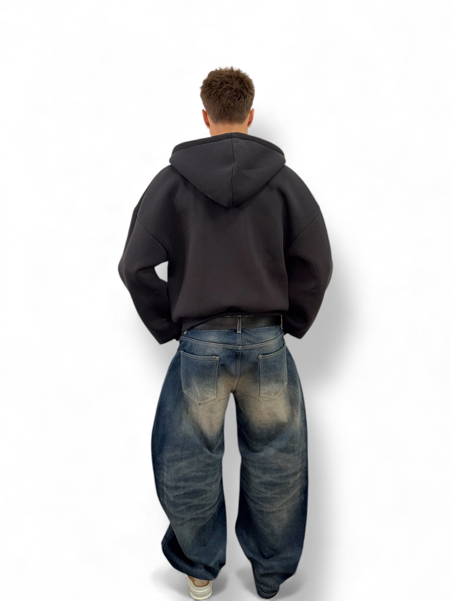 Zip Hoodie 500gsm Dark Grey