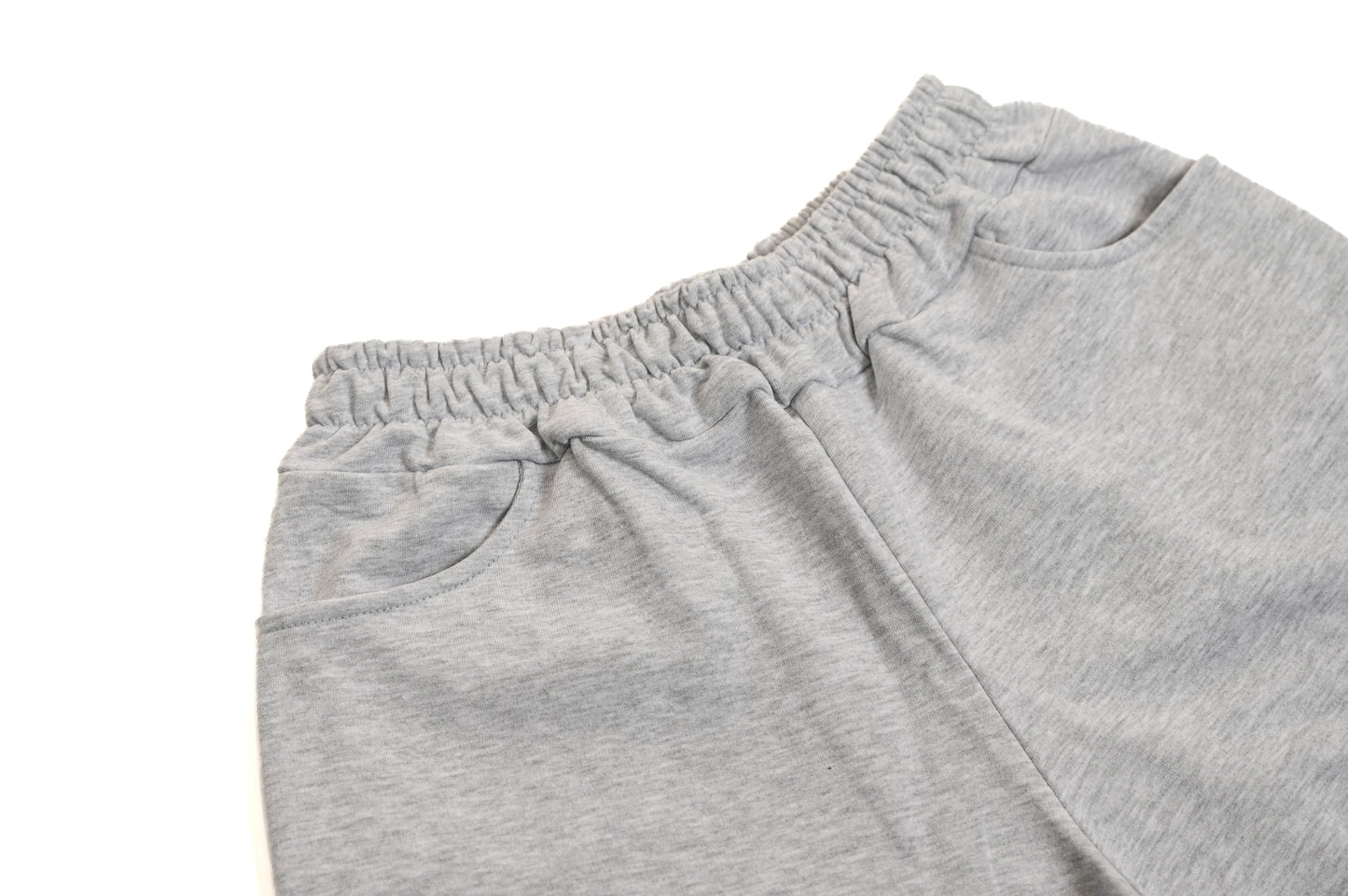 FLEECE JORTS 310 GSM ATHLETIC GREY