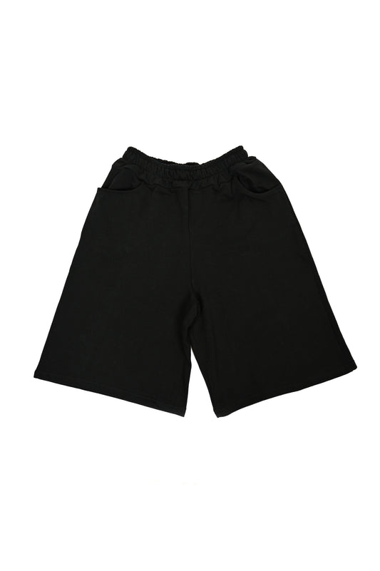 FLEECE JORTS 310 GSM BLACK