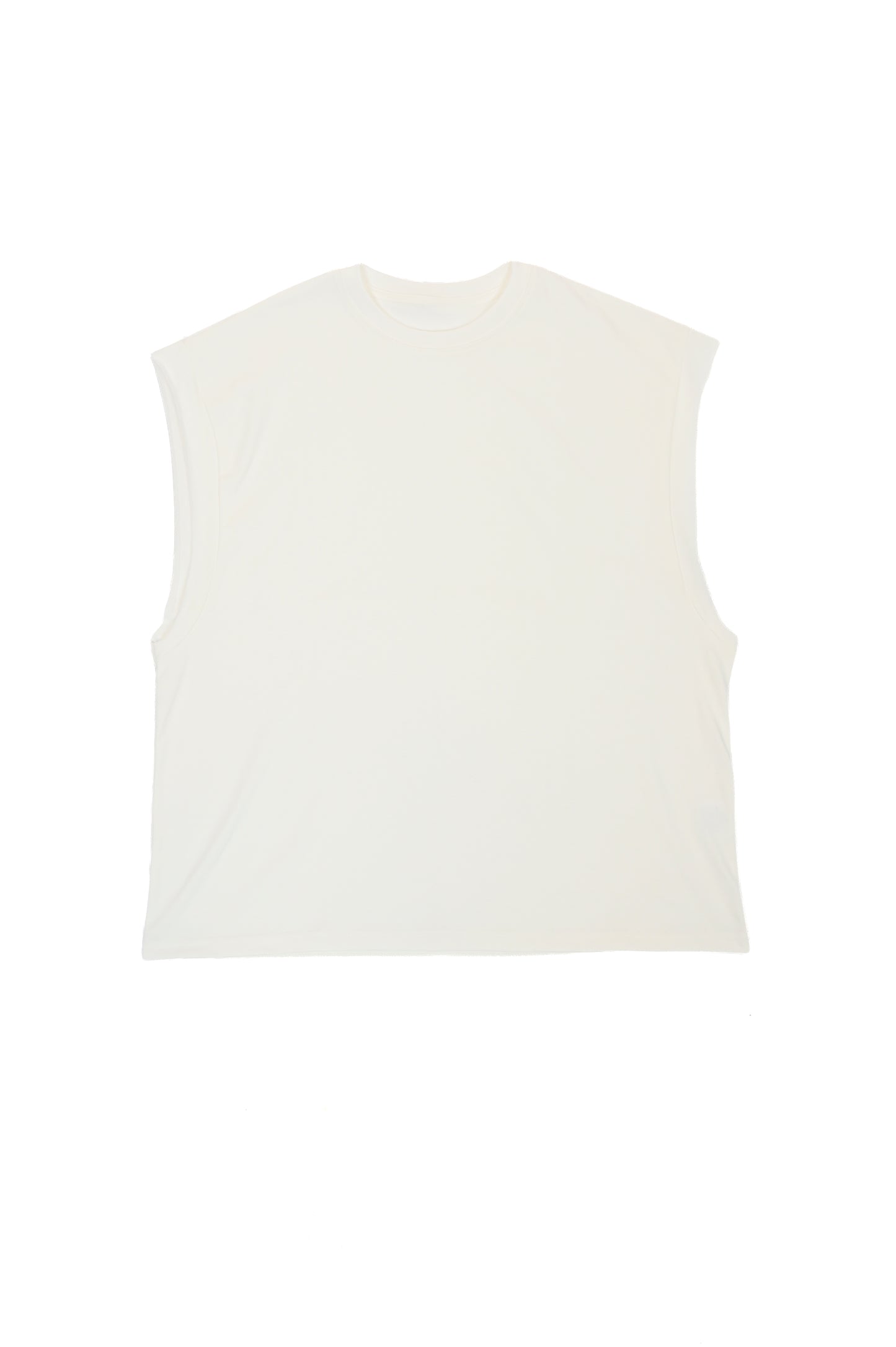 TANK  210 GSM – DOUBLE SEAM SLEEVE OFF-WHITE