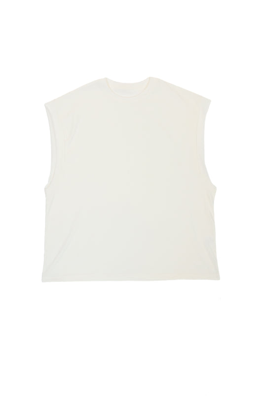 TANK  210 GSM – DOUBLE SEAM SLEEVE OFF-WHITE