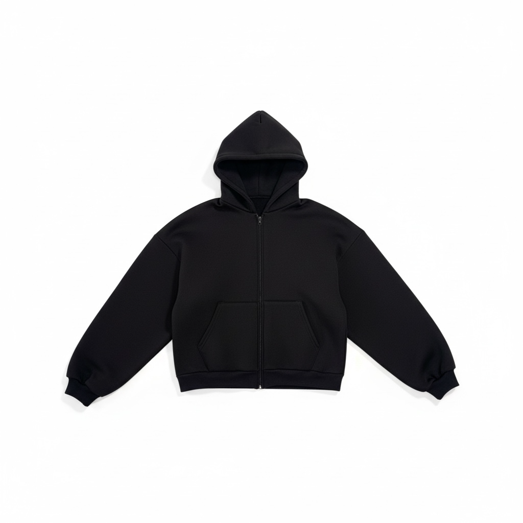 Zip Hoodie 500gsm Dark Grey