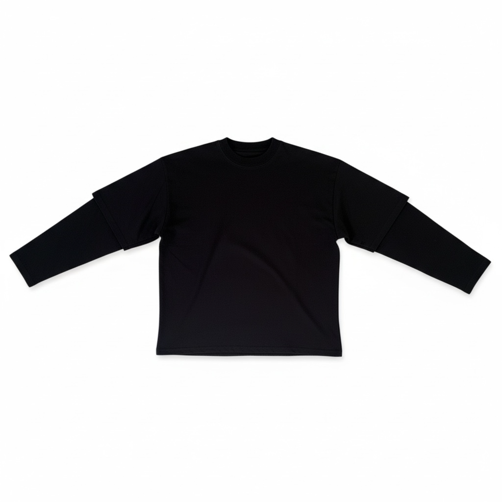 Double Long Sleeve – 220 GSM Black