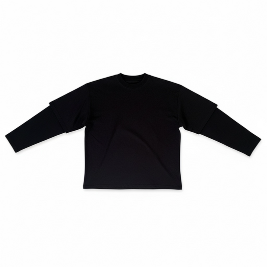 Double Long Sleeve – 220 GSM Black