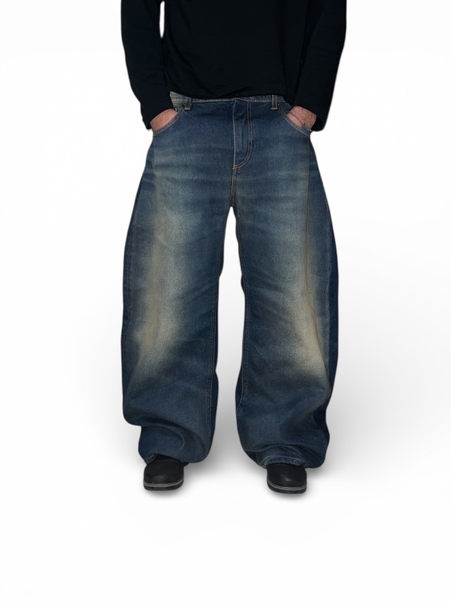 JEANS BALLOON  – DARK WASH