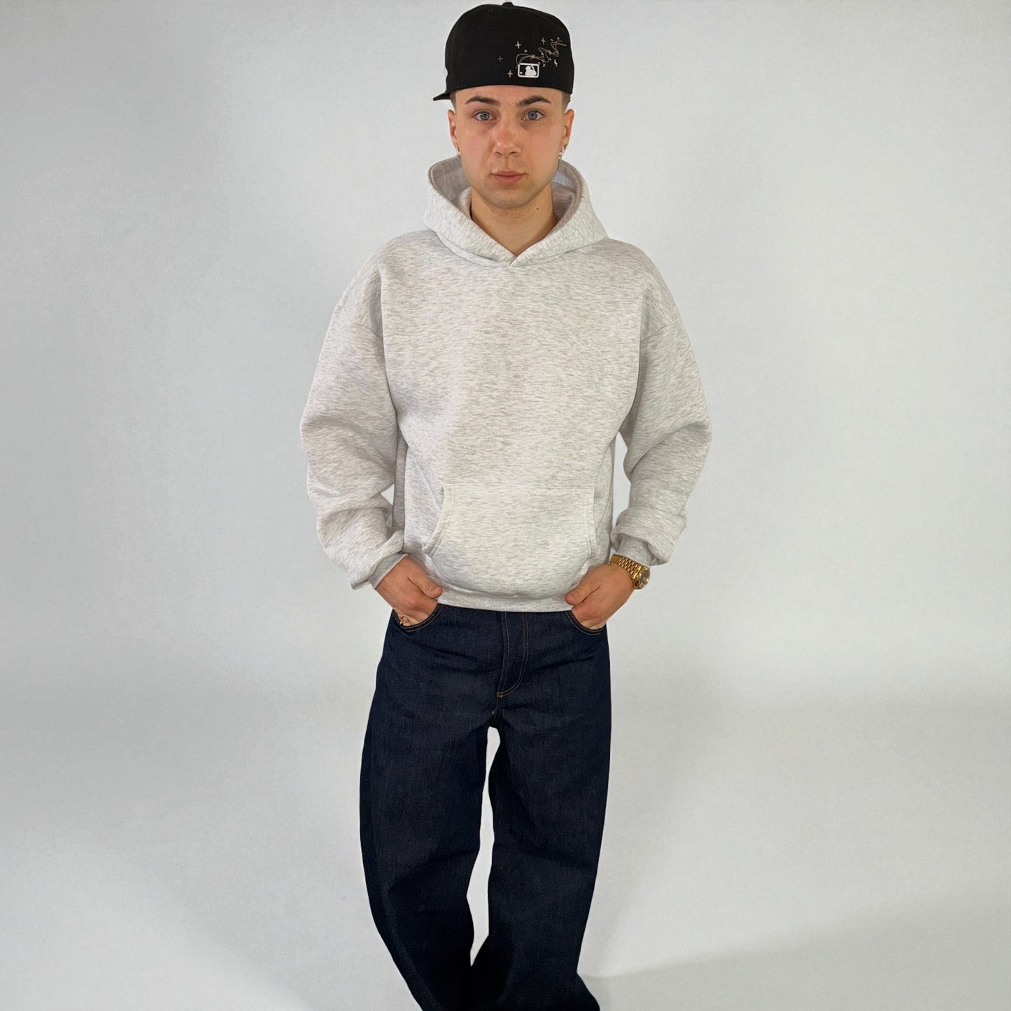 HOODIE 400gsm Athletic grey