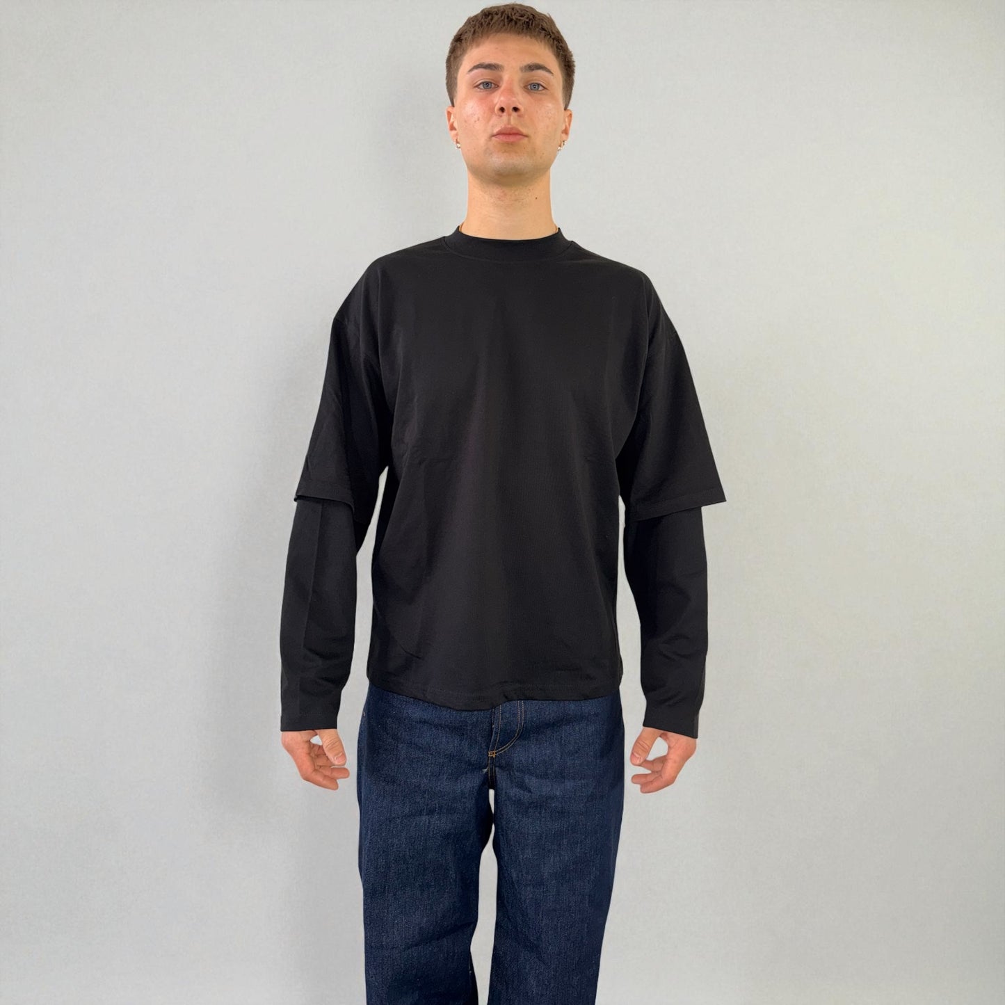 Double Long Sleeve – 220 GSM Black