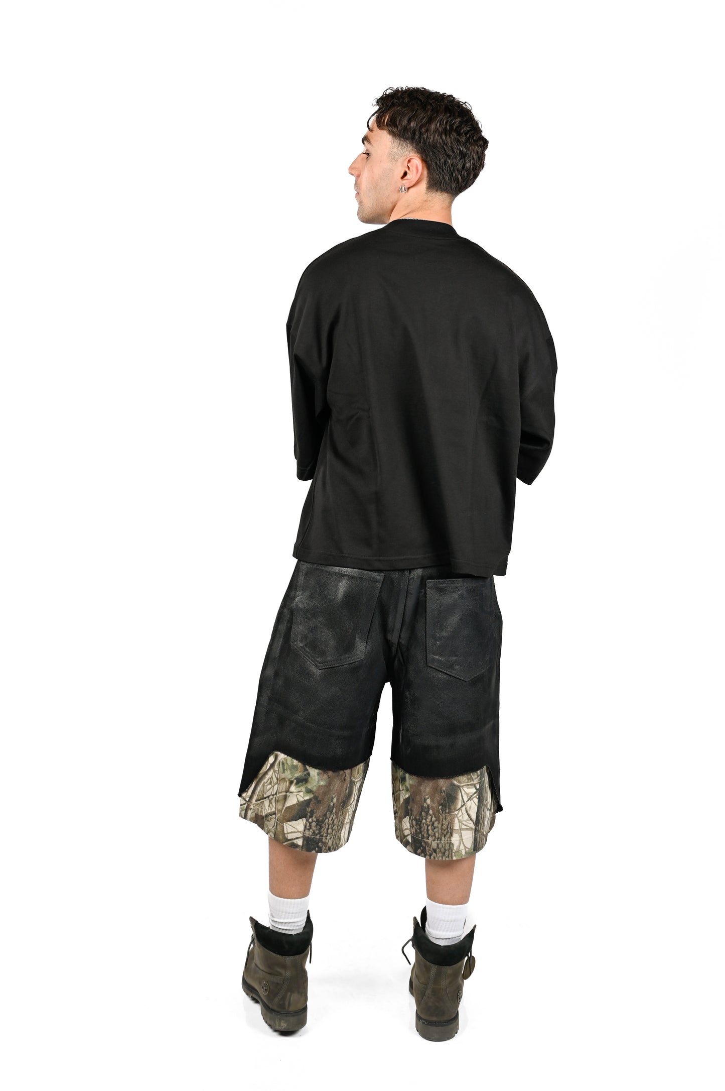 WAXED CAMO JORTS 13 OZ – MYLAR COATED