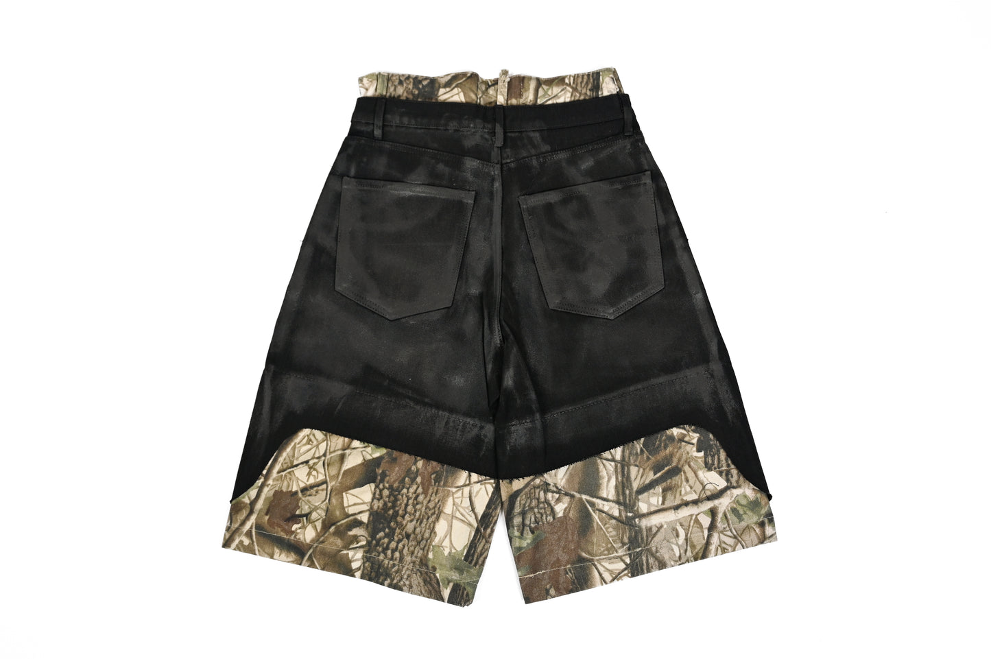 WAXED CAMO JORTS 13 OZ – MYLAR COATED