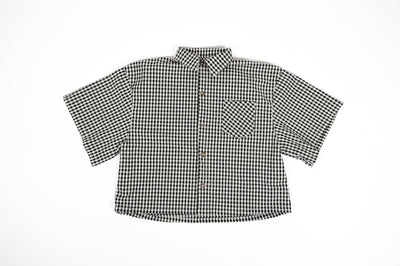 STRIPED SEERSUCKER SHIRT BLACK